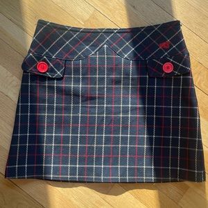 Marc Jacobs Wool Plaid Skirt